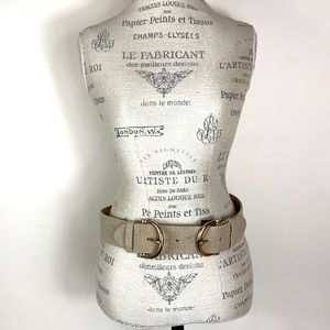 Zara Canvas double buckle belt